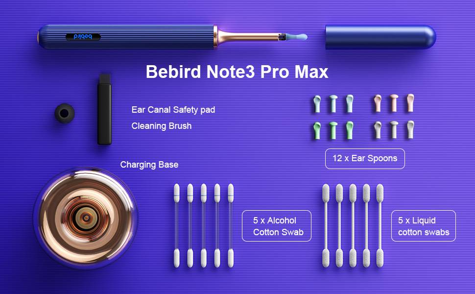 BEBIRD Note3 Pro Max 10MP HD All-in-One Ear Wax Removal Camera