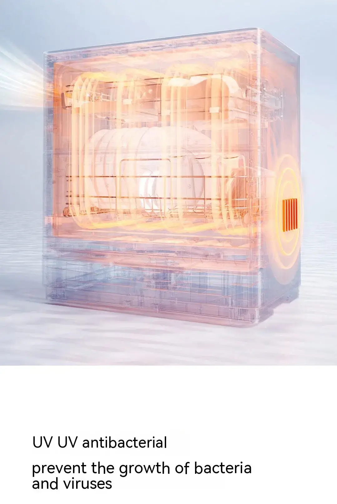 Xiaomi Mijia S1 Smart Desktop Dishwasher 5-in-1 Sterilizing & Hot Air Drying System