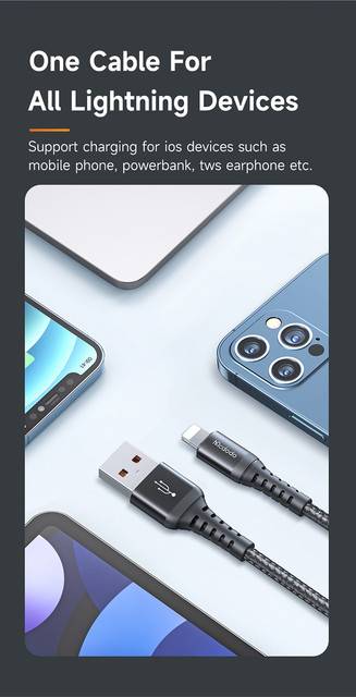 McDodo CA-2261 iPhone Fast Charging & Data Cable 3A, 1M