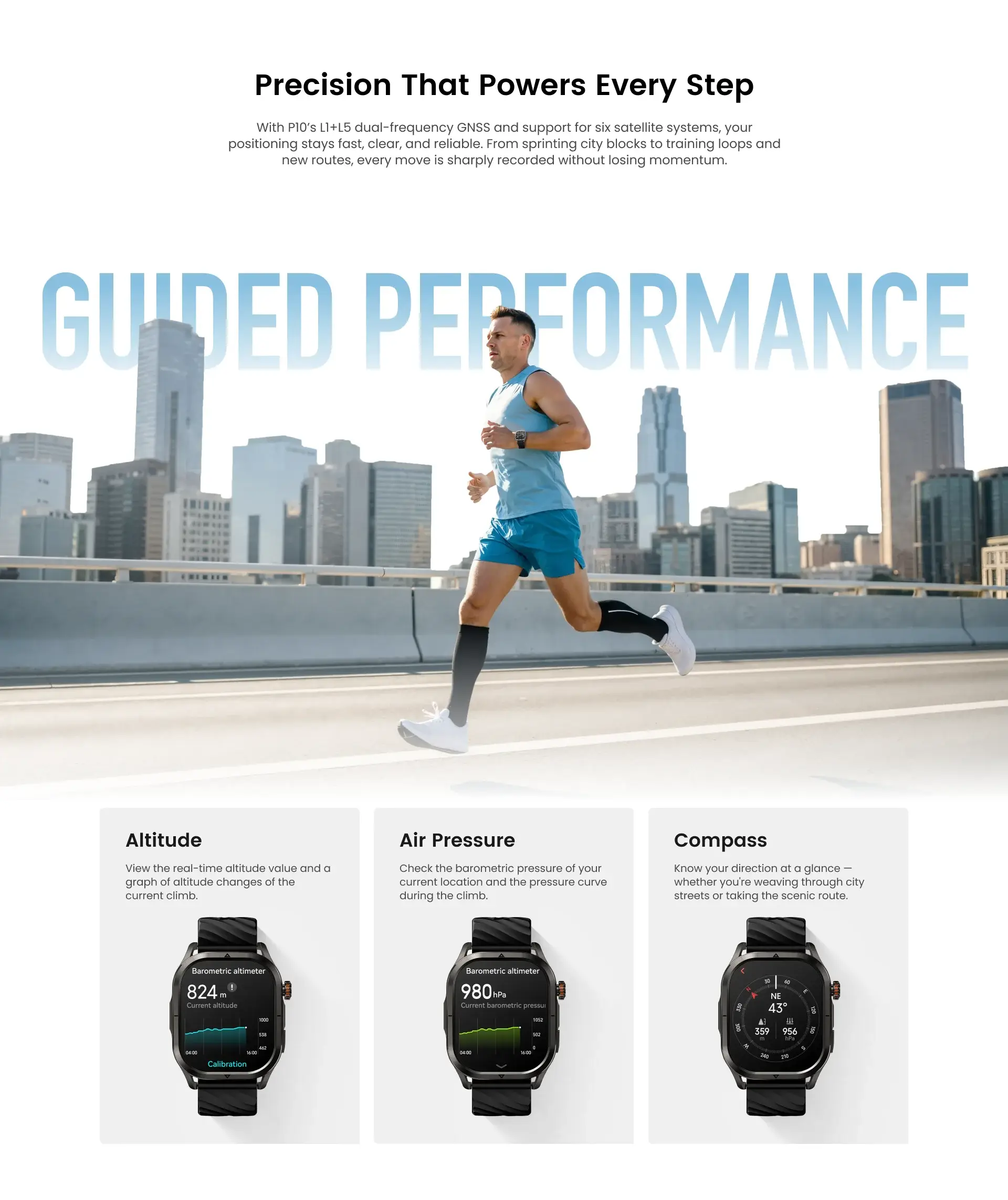 KOSPET Magic P10 AMOLED Bluetooth Calling Smartwatch