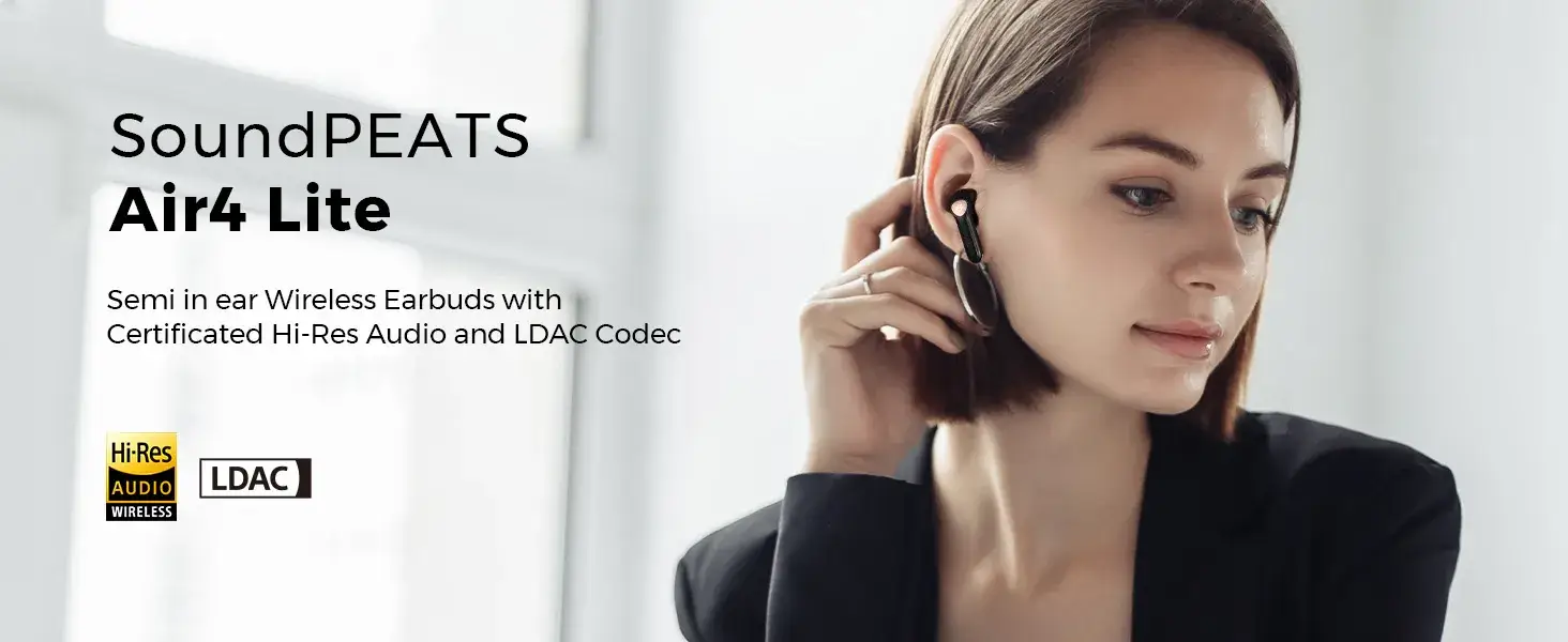 SoundPEATS Air4 Lite Wireless Earbuds