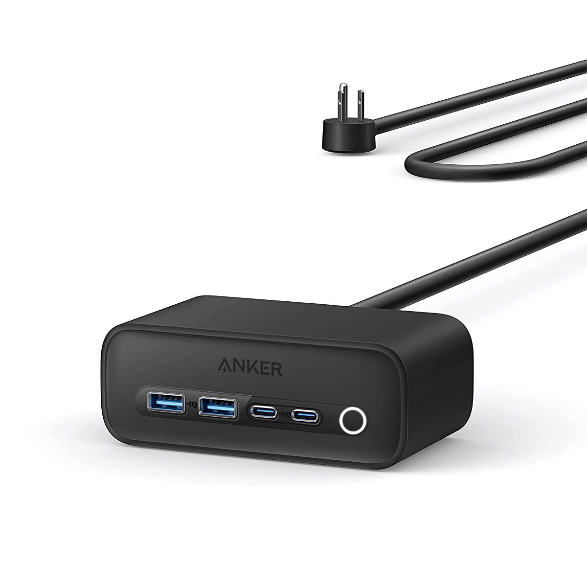 Anker 525 Charging Station with 5ft Extension Cord