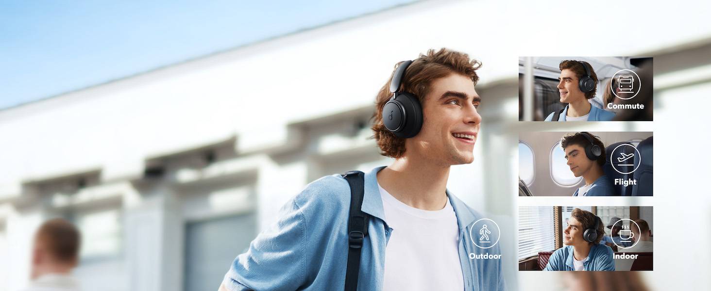 Anker Soundcore Space Q45 Noise Cancelling Over-ear Headphones