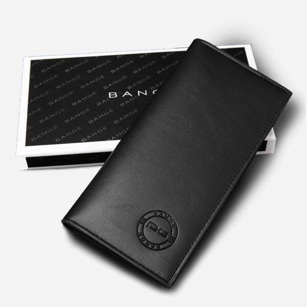 BANGE 577-1 PU Leather Slim Minimalist Wallet