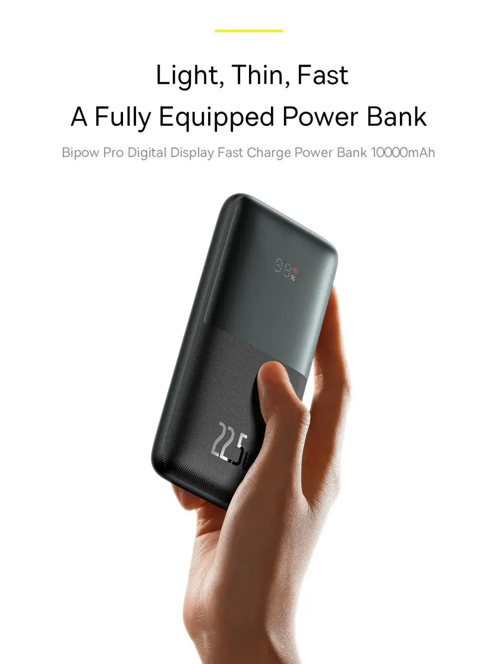 BASEUS Bipow Pro 10000mAh 20W Digital Display Power Bank