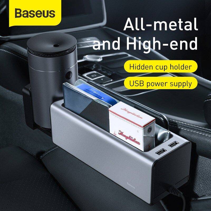 BASEUS Deluxe Metal Armrest Console Organizer