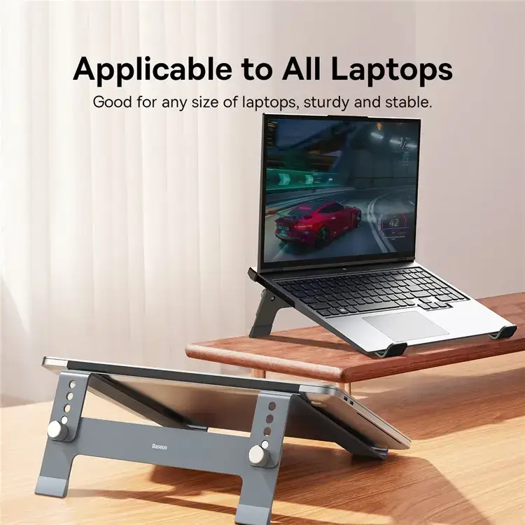 BASEUS Ultrastable Series Aluminum Alloy 4 Gear Adjustable Desktop Laptop Stand