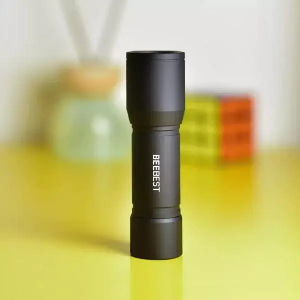 BEEBEST 130m Lightweight AAA EDC Flashlight Waterproof SOS Portable Mini Torch