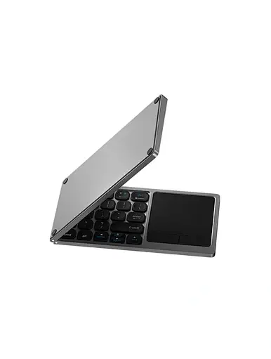 WiWU FMK-04 Wireless Laptop Keyboard: 81-Key Foldable Aluminum Alloy Keyboard with Touchpad