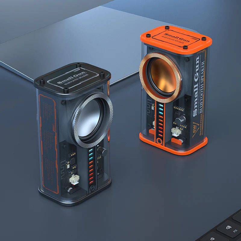 Transparent Mecha Wireless Bluetooth Speaker (K07)