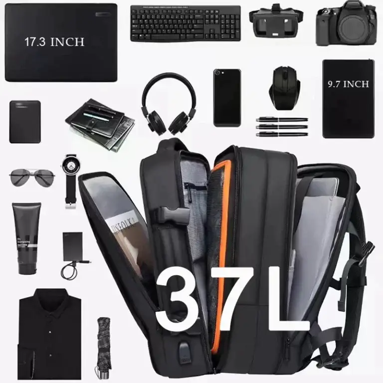 Bange BG-1908 37L Expandable Large Capacity 15.6 Inch Laptop Backpack