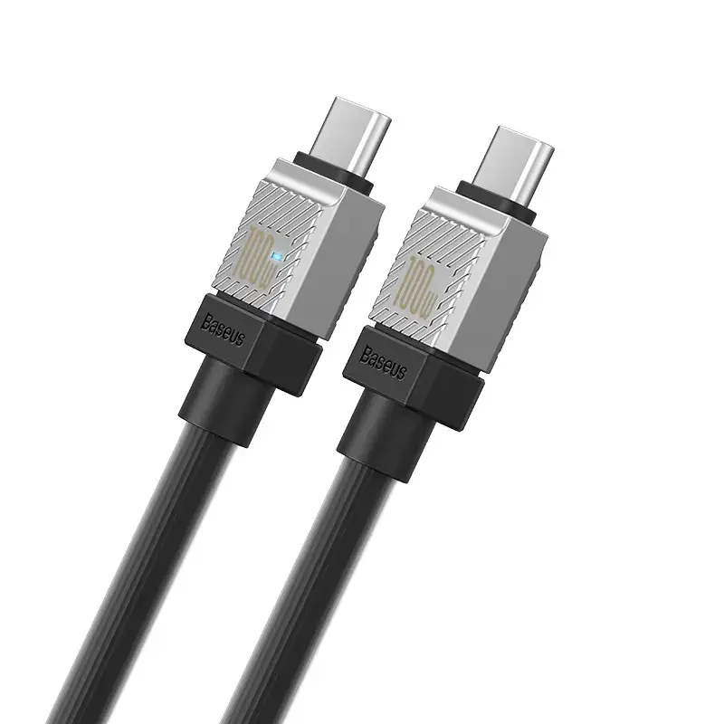 Baseus 100W Type-C To Type-C CoolPlay Series Doublly-Wrapped Premium Quality Fast Charging Cable 1 Meter