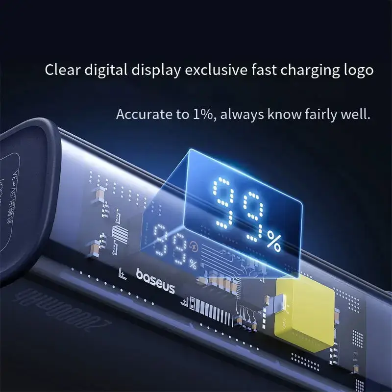 Baseus PPTSZ10 Explorer Series 22.5W Digital Display Power Bank 20000mAh