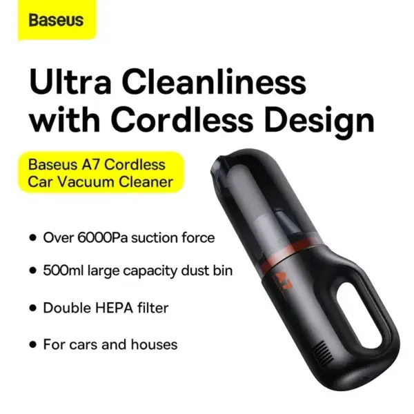 Baseus A7 Cordless Car Home Vacuum Cleaner