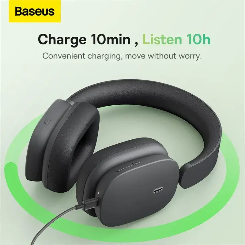 Baseus Bowie H1 Noice Cancelling Wireless Headphone