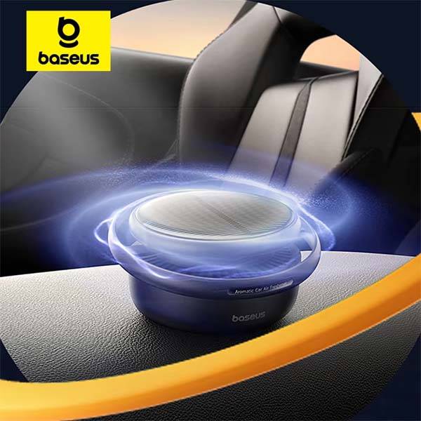 Baseus Car Air Freshener Solar Power Automatic Rotating Diffusion Perfume