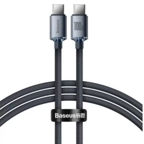 Baseus Crystal Shine Series 100W Fast Charging Cable Type-C to Type-C 1.2m