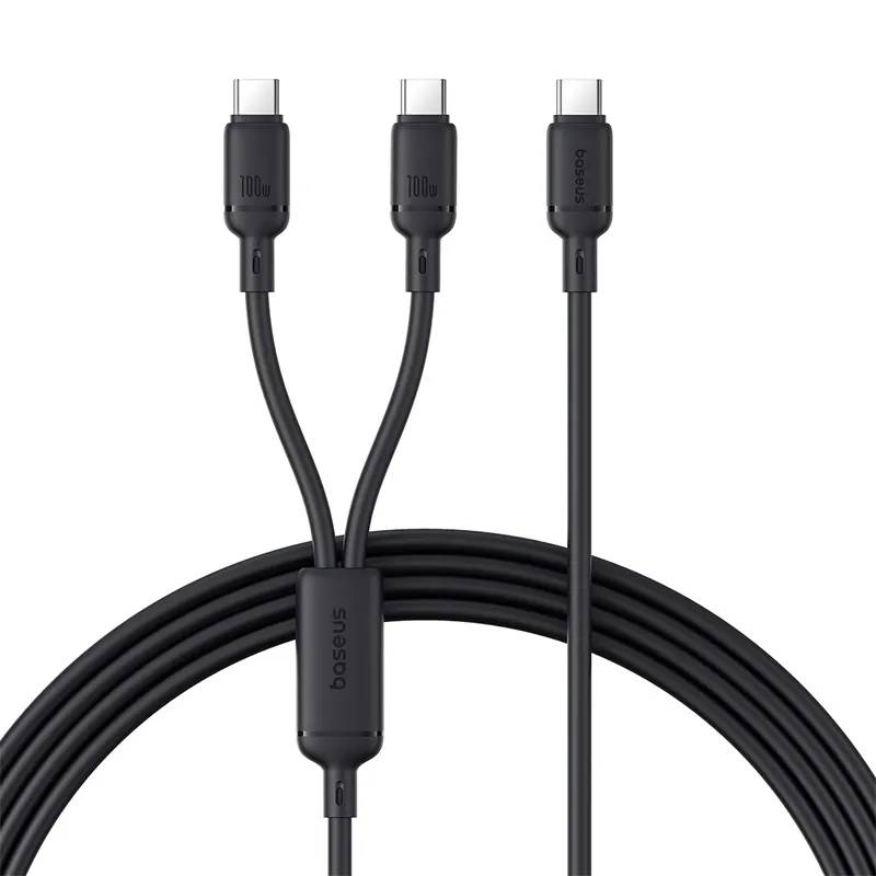 Baseus Pudding Series 100W Dual Fast Charging Cable Type-C to Type-C 1.5m