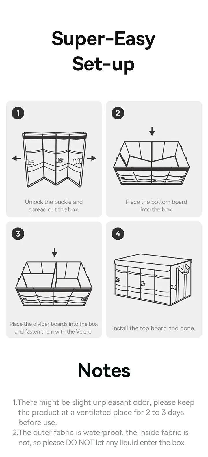 Baseus OrganizeFun Series Car Storage Box 60L Cluster