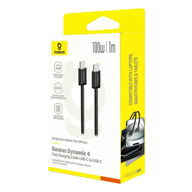 Baseus Dynamic Series 100W Type-C to Type-C Fast Charging Cable (1M)