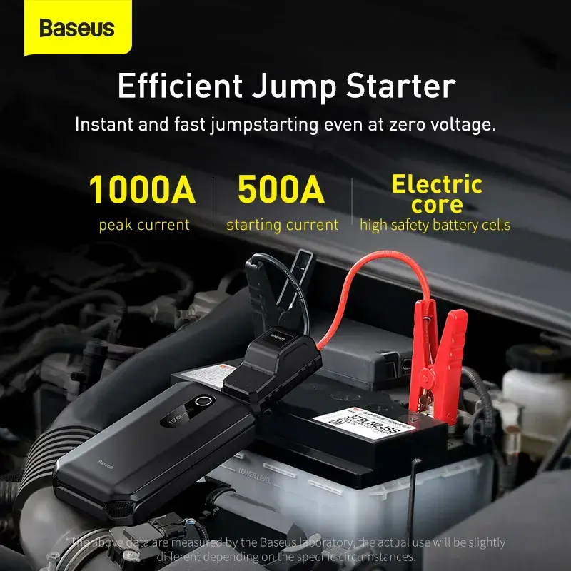 Baseus Super Energy Air 10000mAh 12V 1000A Emergency Booster Car Jump Starter