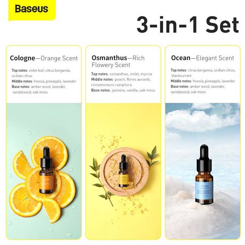 Baseus Essential Oil [3 Fragrance]