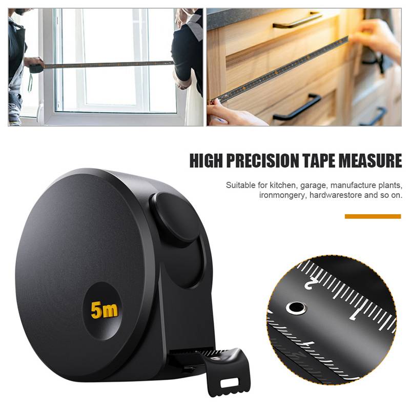 Deli 5m Steel Material Measuring Tape Multifunction Household Woodworking Portable Measuring Tool