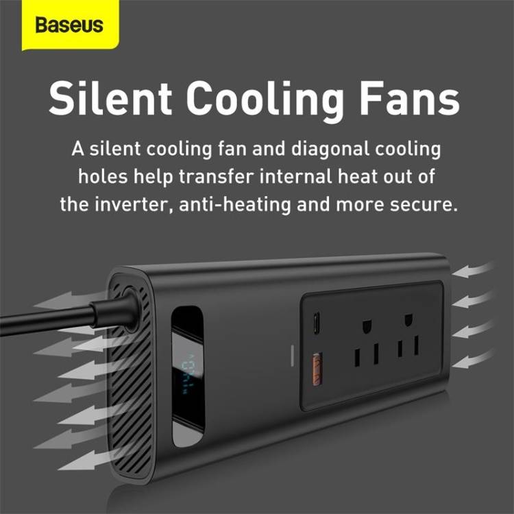 Baseus 150W In-car Inverter Power Station