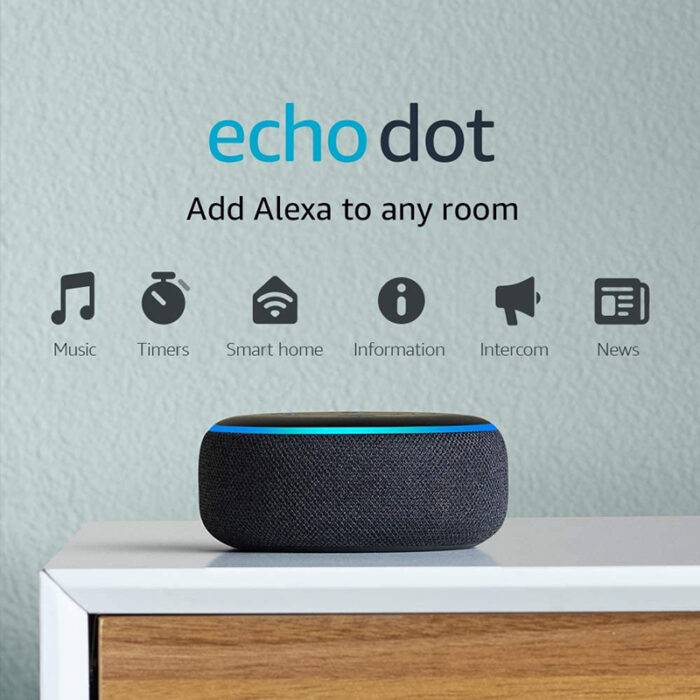 Amazon Echo Dot (3rd Gen) – Smart Speaker with Alexa