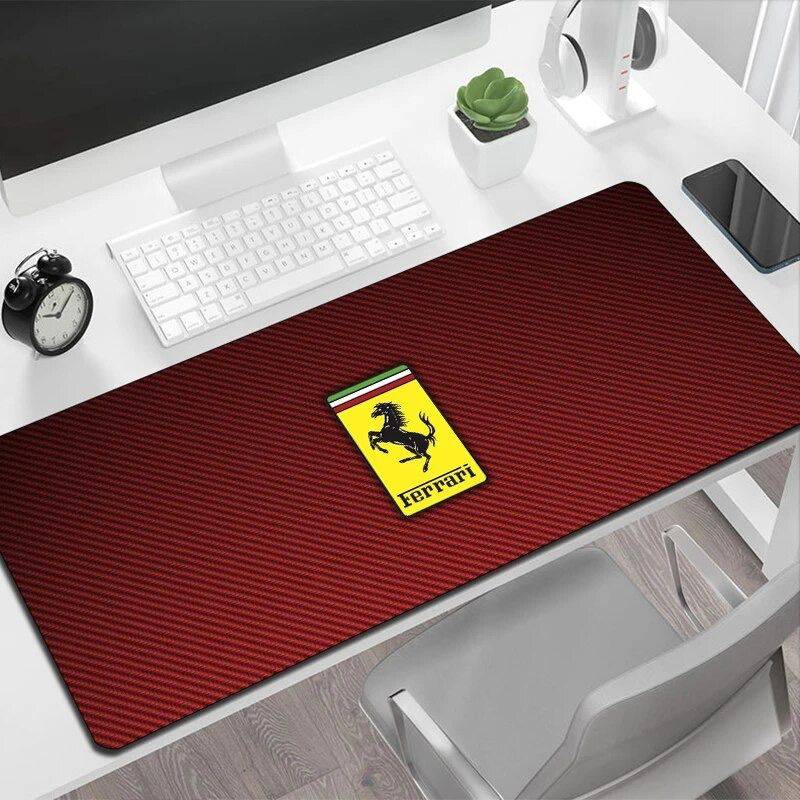 Ferrari Logo Mousepad Ignite Your Passion for Racing with This High Performance Mat