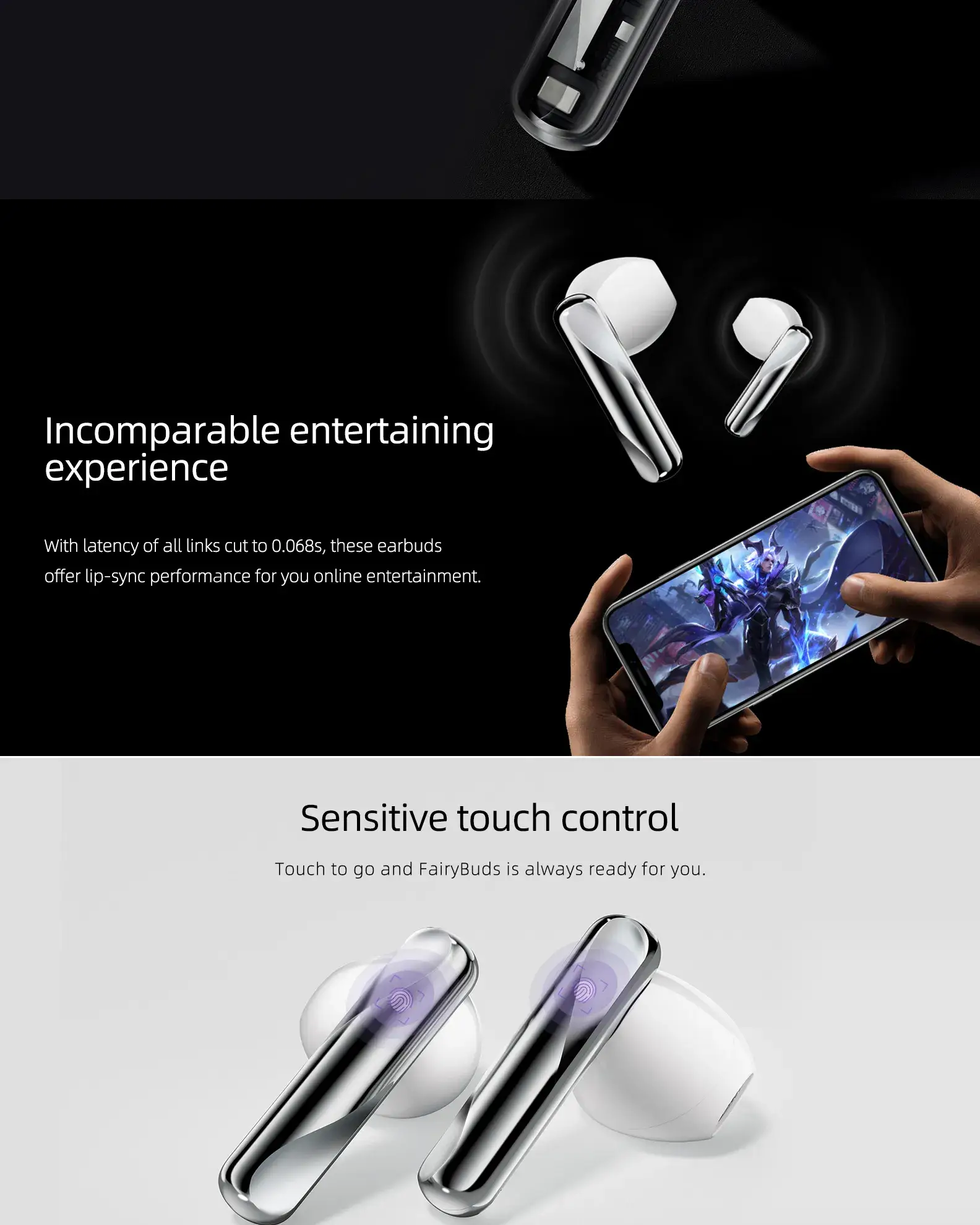 QCY T21 FairyBuds - True Wireless Earbuds