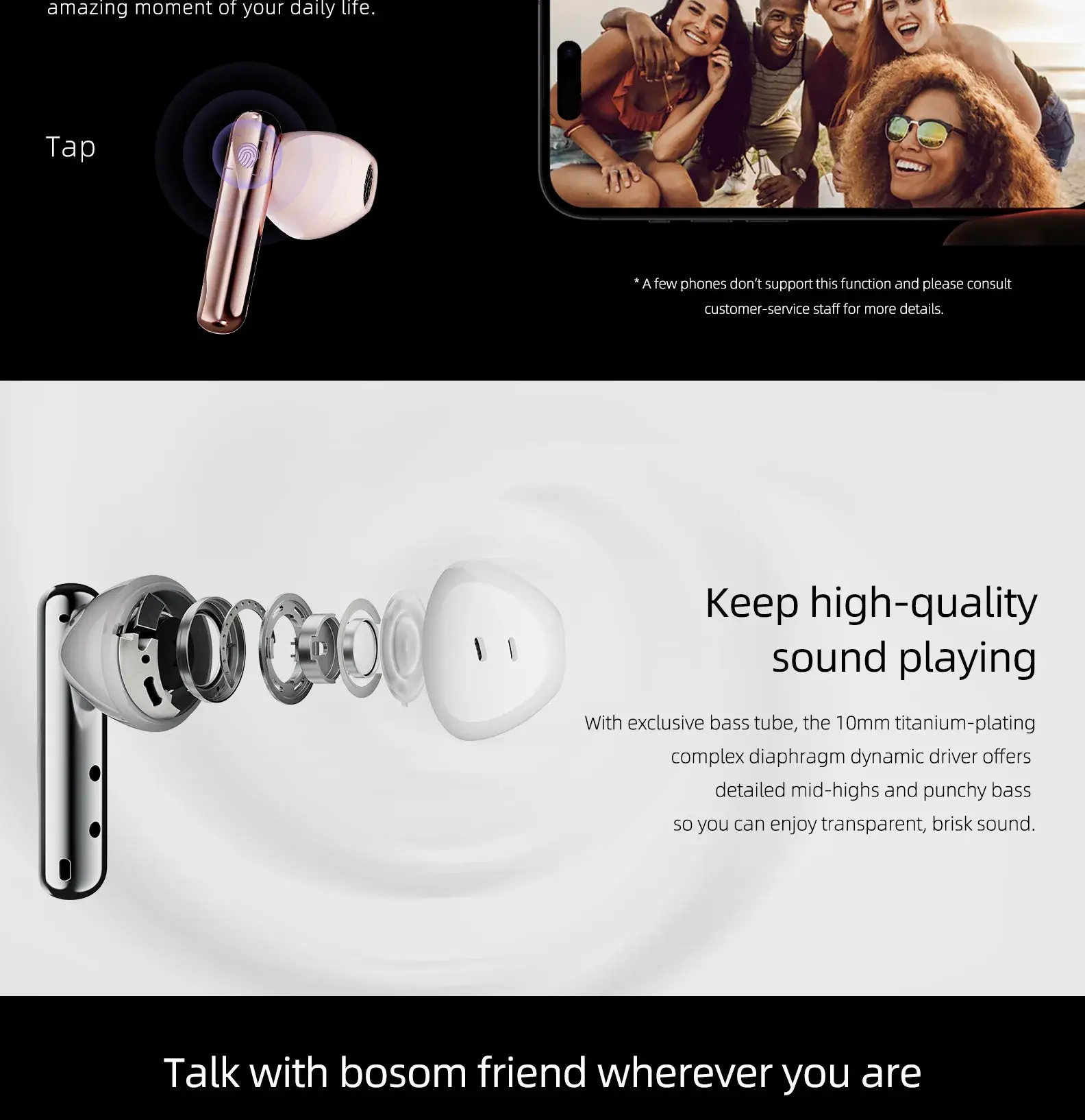 QCY T21 FairyBuds - True Wireless Earbuds