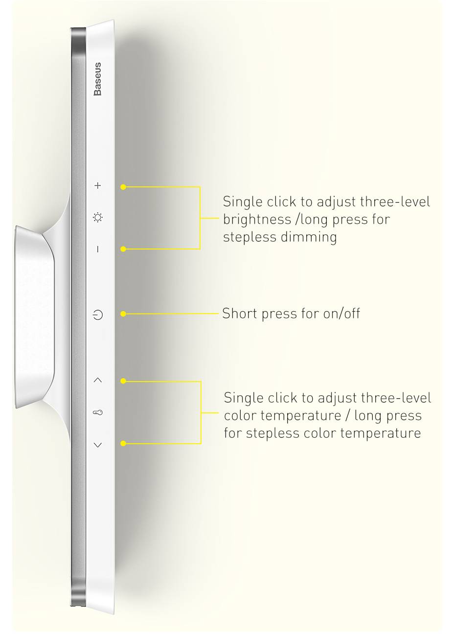 Baseus Magnetic Stepless Dimming Charging Desk Lamp Pro