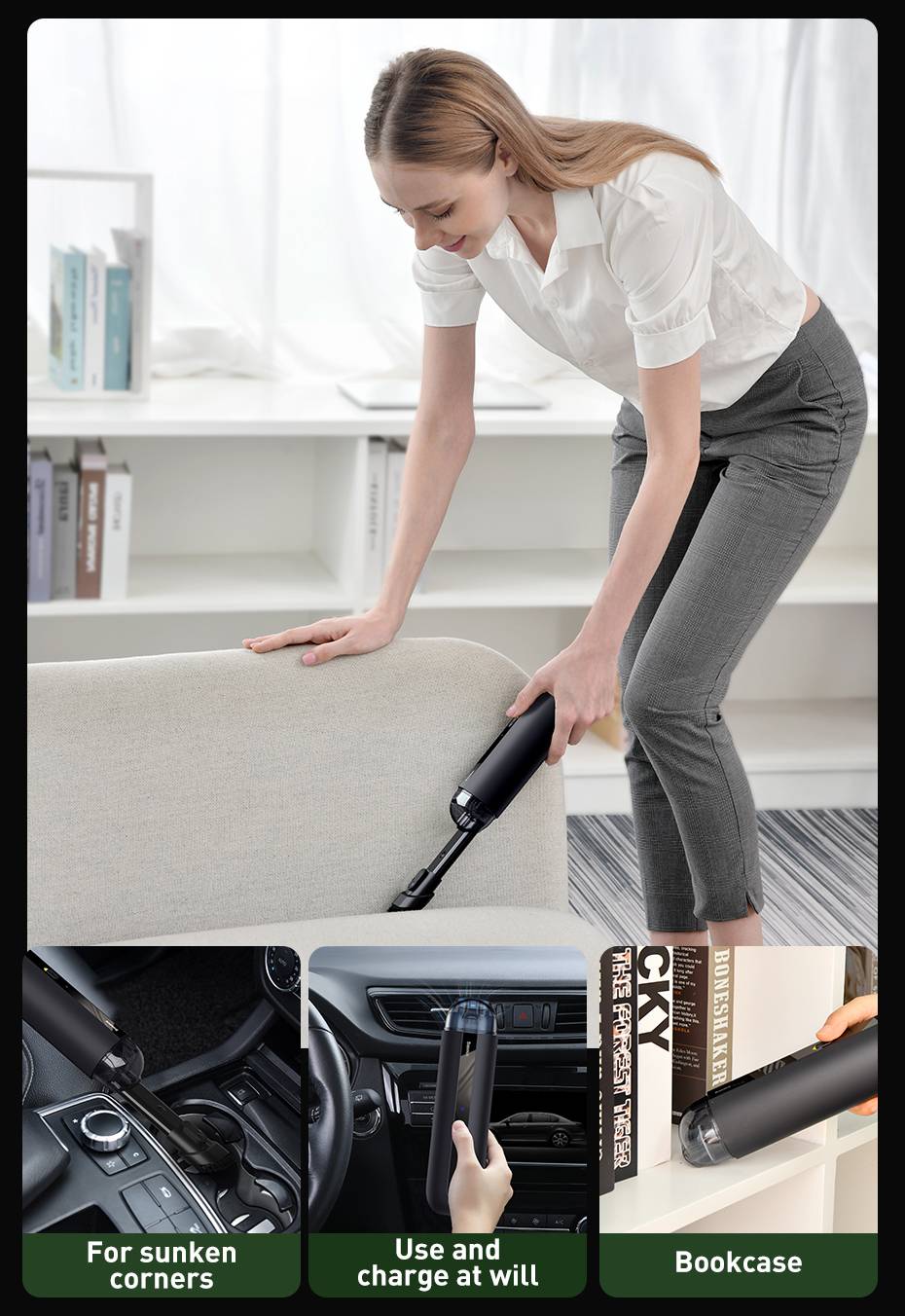 Baseus A2 Car Vacuum Cleaner 5000 Pa