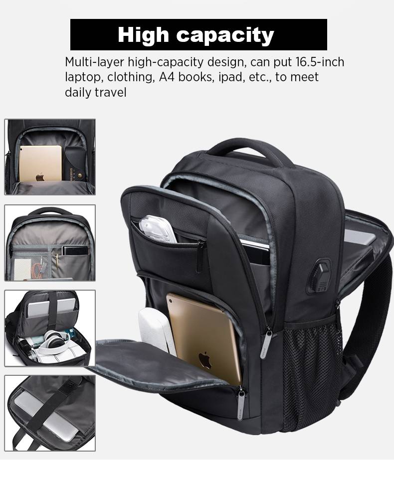 BANGE BG-1921 Large Capacity 15.6-inch Laptop Backpack