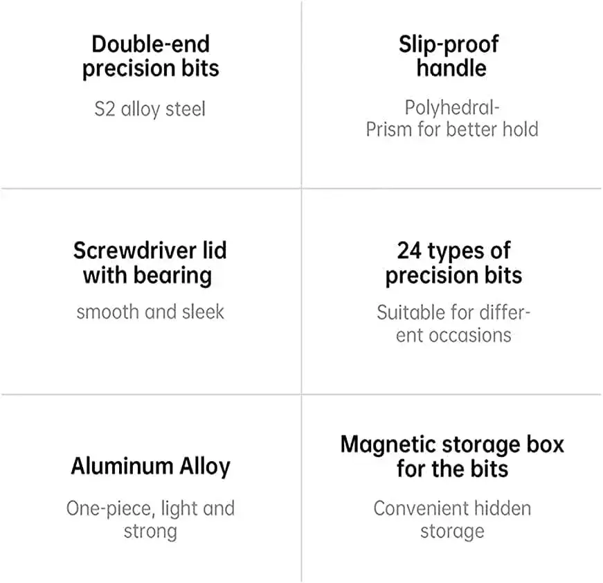 HOTO 24 in 1 Precision Screwdriver Kit