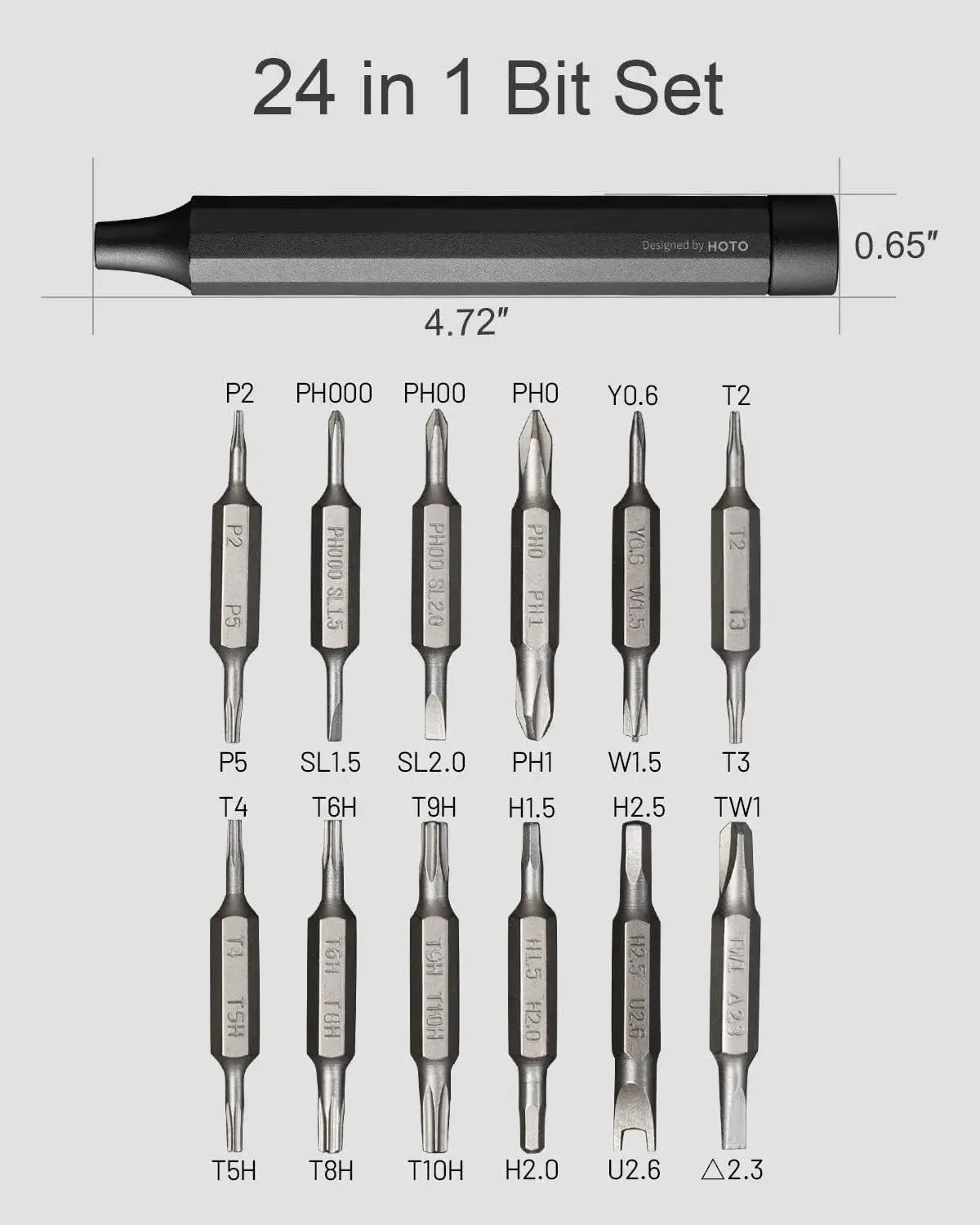 HOTO 24 in 1 Precision Screwdriver Kit