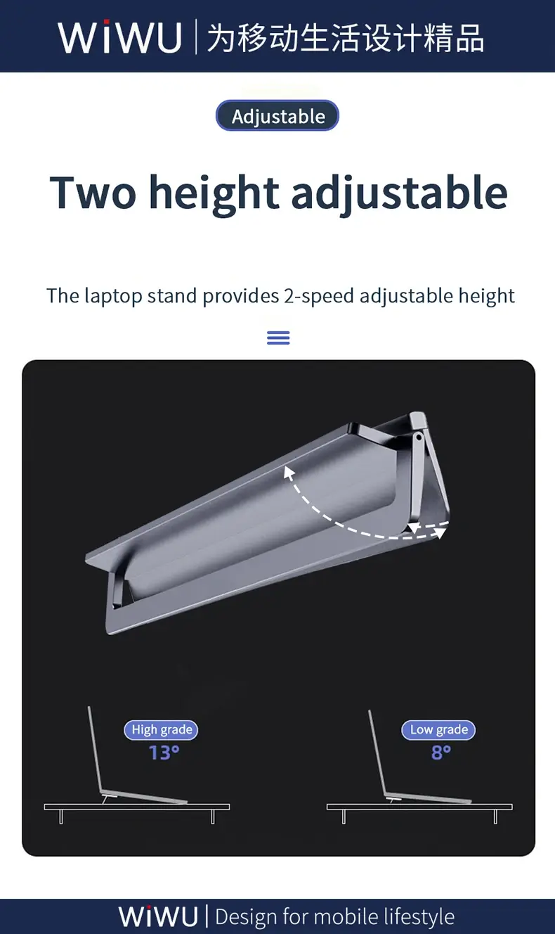 WiWU S900 Foldable Aluminum Laptop Stand: The Perfect Solution for Elevated Comfort