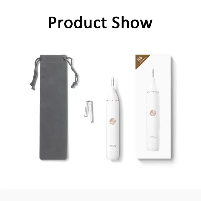 Xiaomi Mijia Soocas IPX5 Waterproof Nose Hair Trimmer Eyebrow Clipper Sharp Blade Cordless Nasal Cleaner