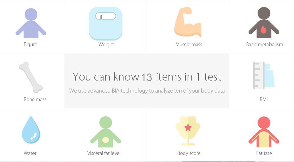 Xiaomi mi body composition smart scale 2