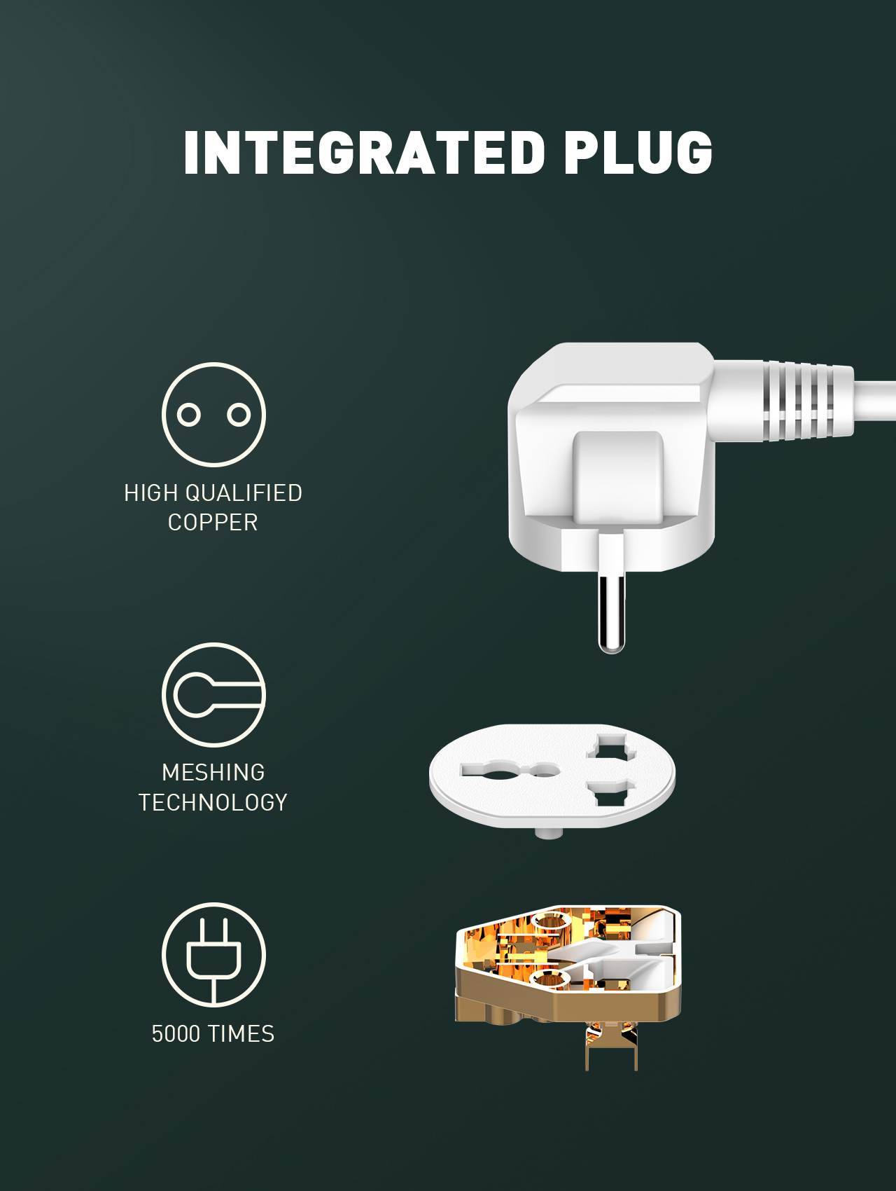 LDNIO Defender Series 4 Socket with 4 USB Port Power Strip