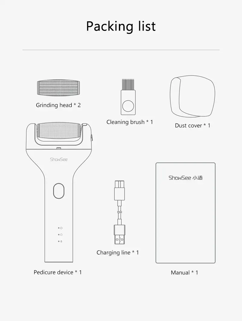 Xiaomi Showsee B1 Callus Remover