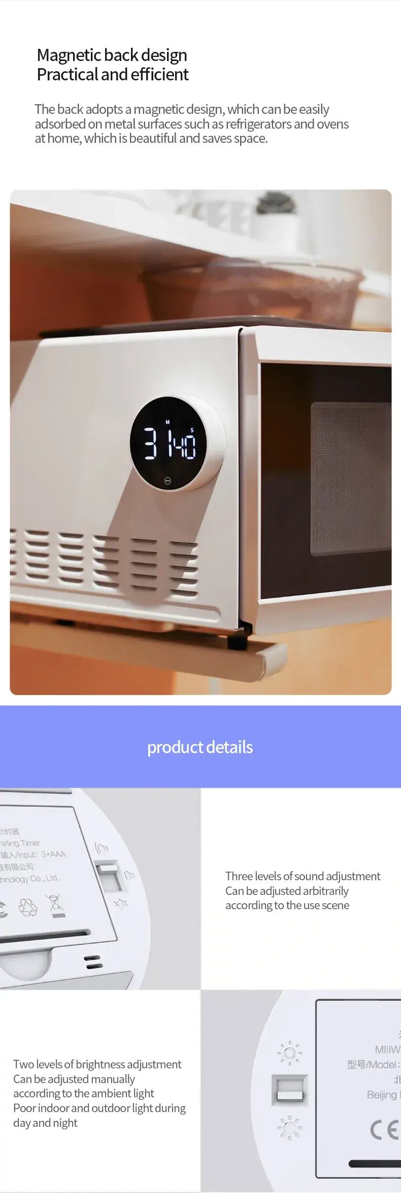 Xiaomi MIIIW Comfort Rotating Timer