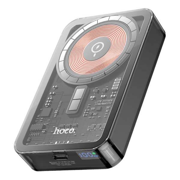 Hoco Q14A Ice Crystal 10000mAh Magnetic Wireless Power Bank with PD20W + QC3.0 Fast Charging