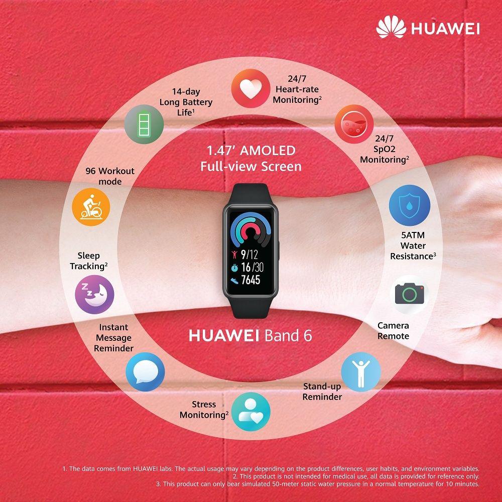 Huawei Band 6 Smart Watch with Sports Fitness Tracker