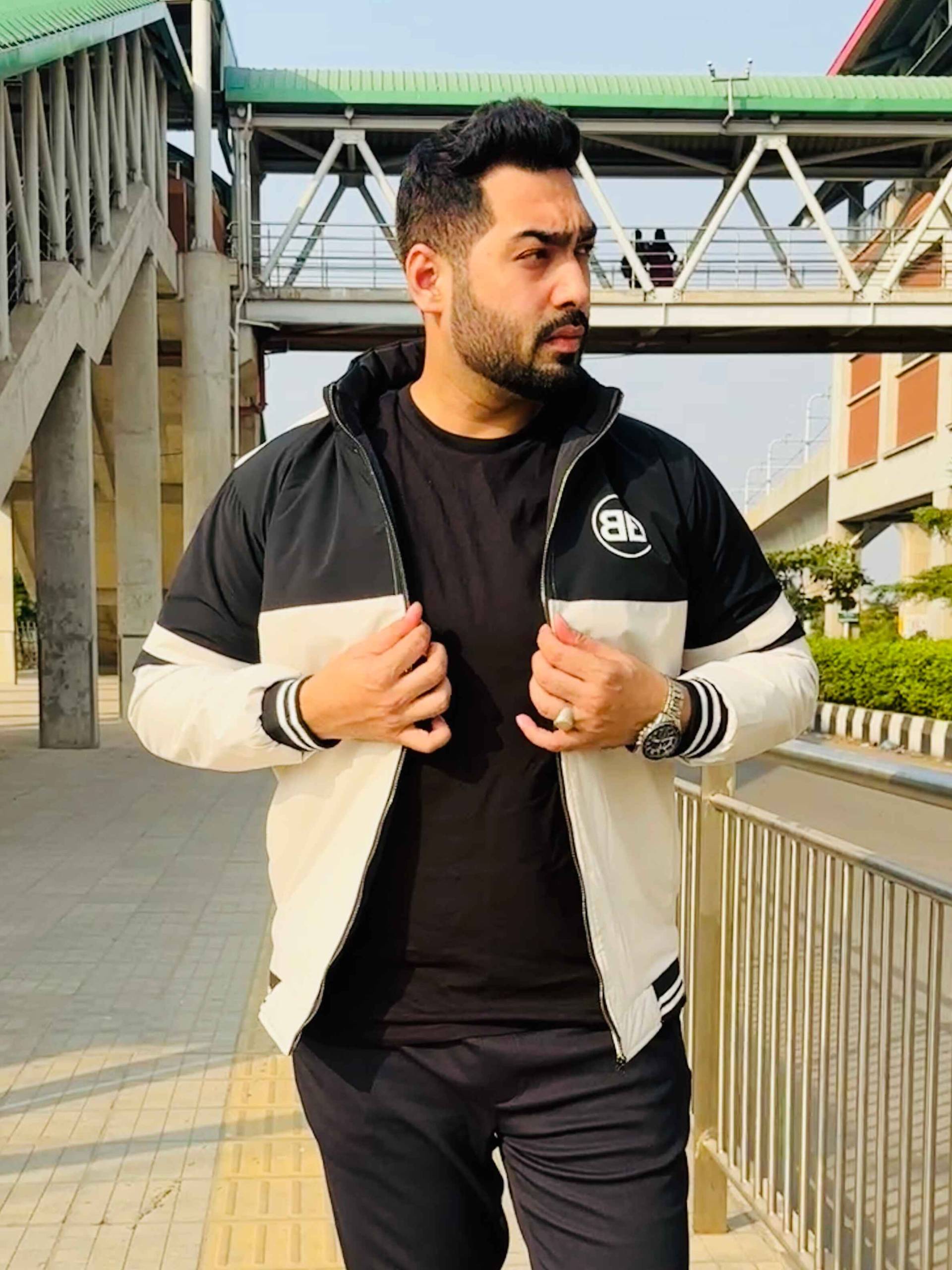 Stylish Casual Long Sleeve Padding Jacket For Men