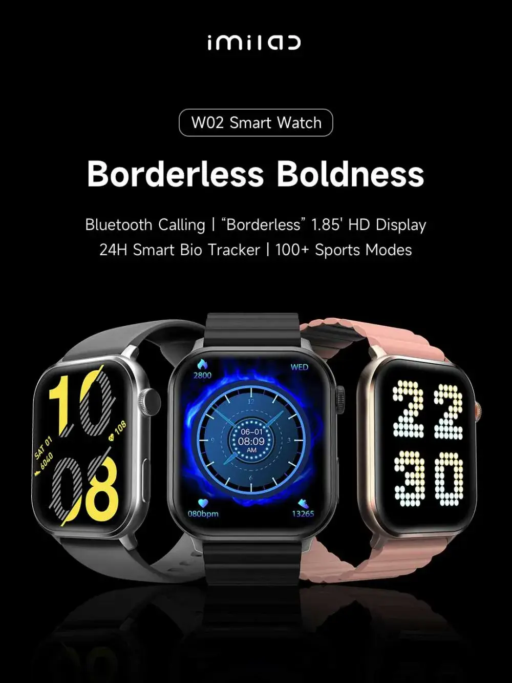 IMILAB W02 Bluetooth Calling Smart Watch