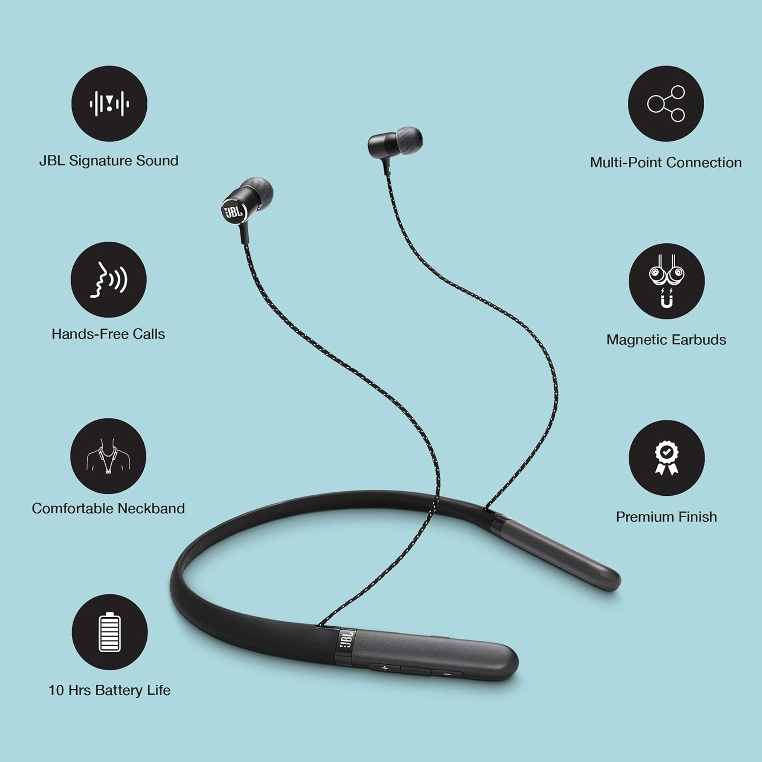 JBL Live 200BT Wireless Neckband Earphone