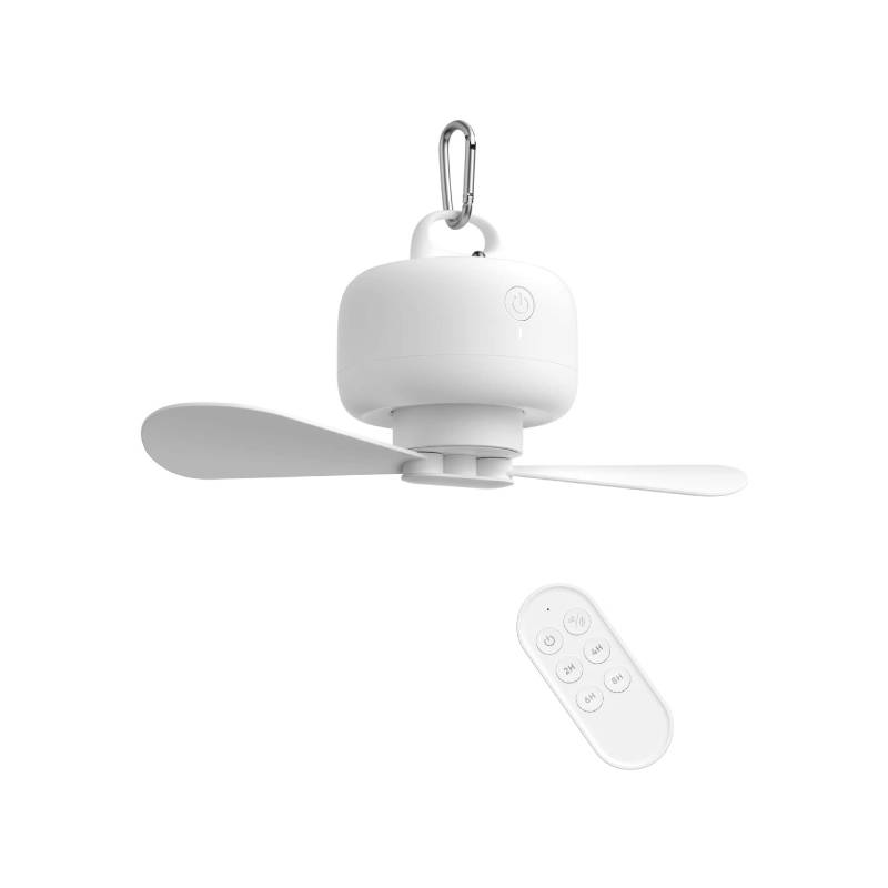 JISULIFE FA16 Portable 8000mAh USB Rechargeable Remote Control Ceiling Fan