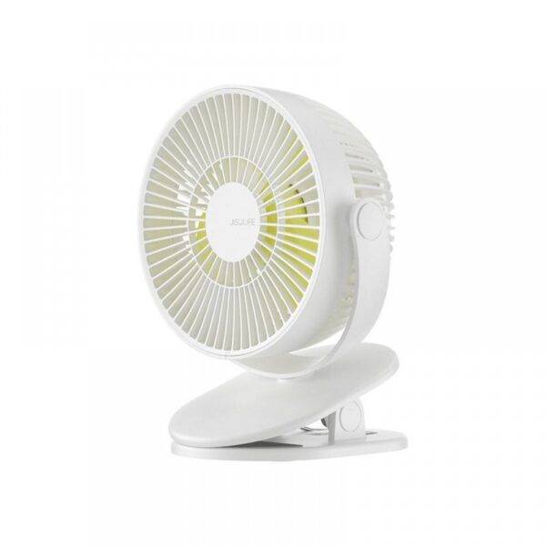 JISULIFE FA29A 4000mAh Rechargeable Clip on Desk Fan 4 Speed Modes